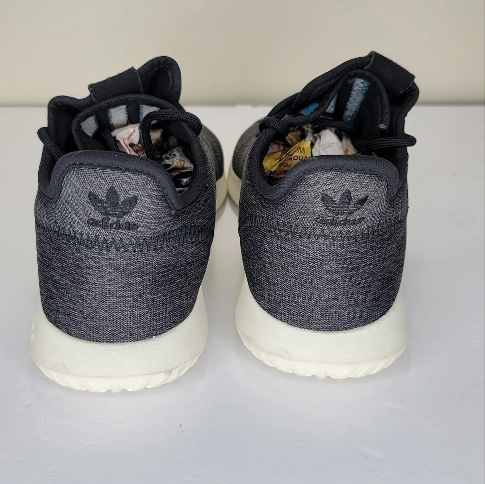 ADIDAS ORIGINALS TUBULAR SHADAW WOMEN'S RUNNING SHOES CQ2460 BLCK/WHITE Size 8